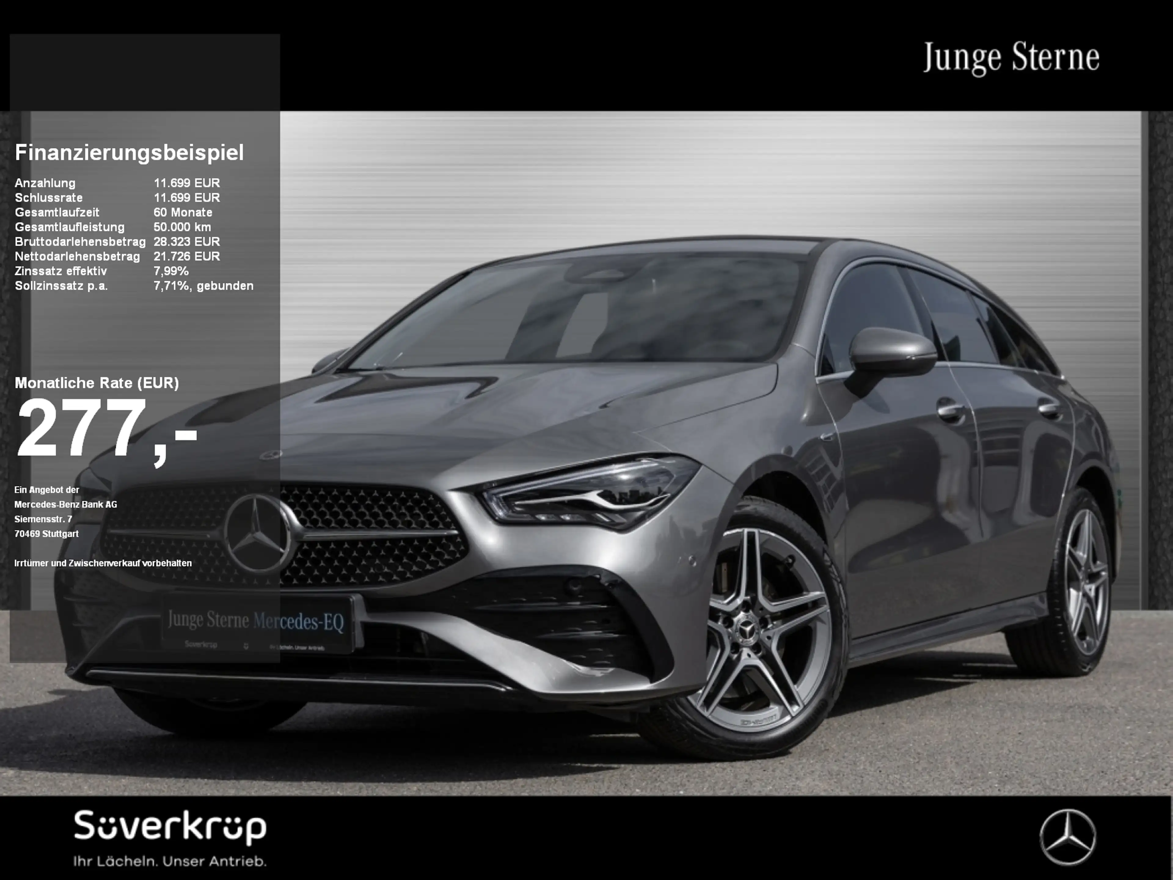 Mercedes-Benz CLA 250 e SB , AMG BURM DISTR KAMERA SPUR STANDH