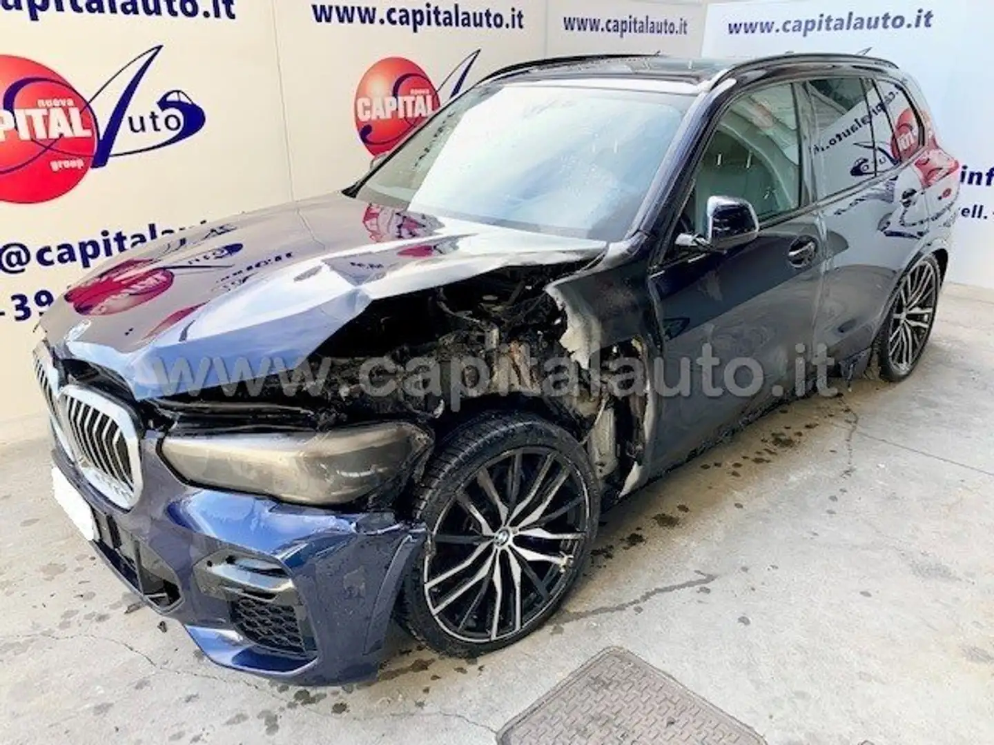 BMW X5 45E Plug-In Hybrid M-Sport NETTO 21500 Bleu - 2