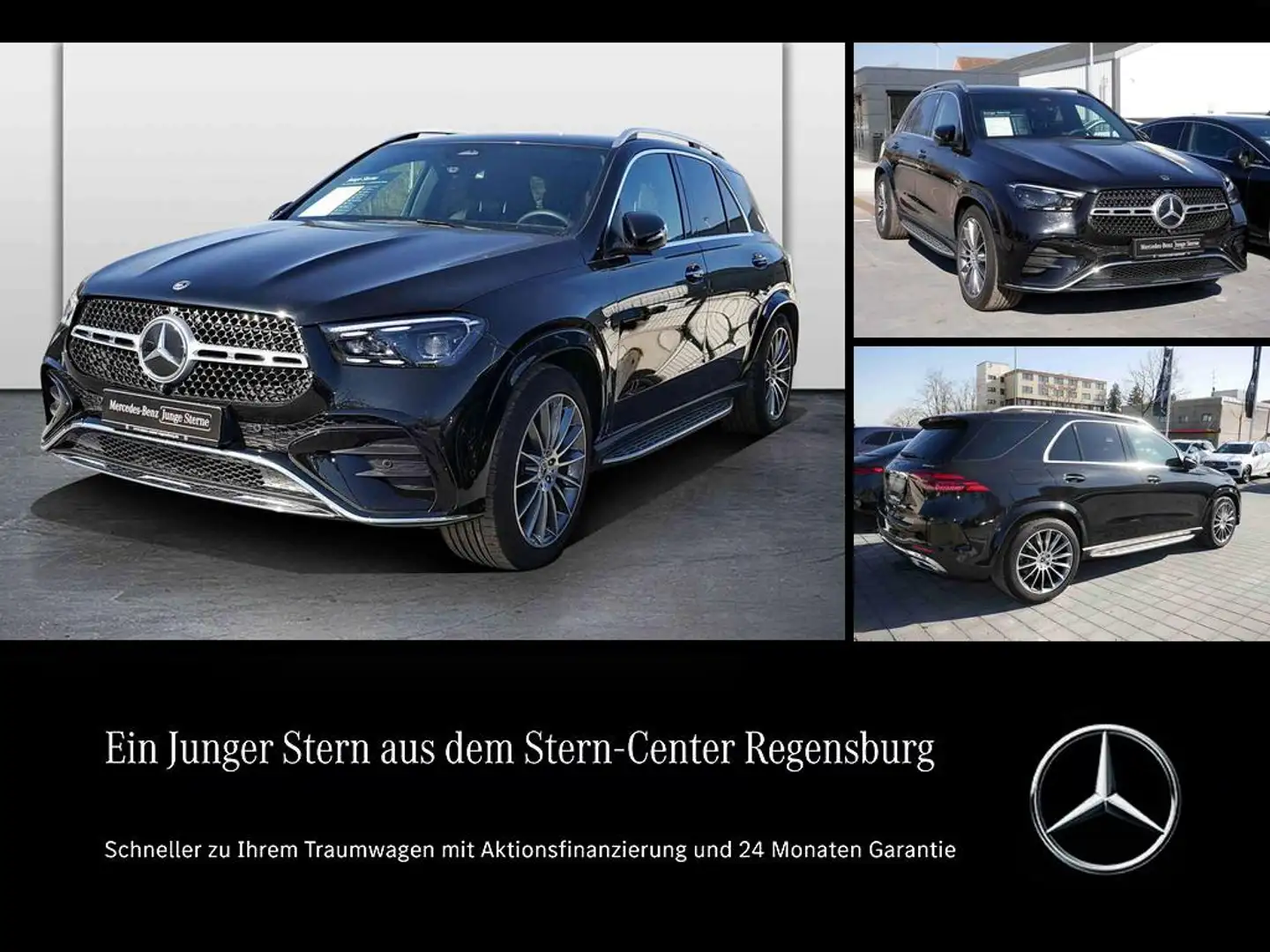 Mercedes-Benz GLE 450 d 4M AMG+DISTRONIC+AHK+AIRMATIC+MEMORY++ Černá - 1