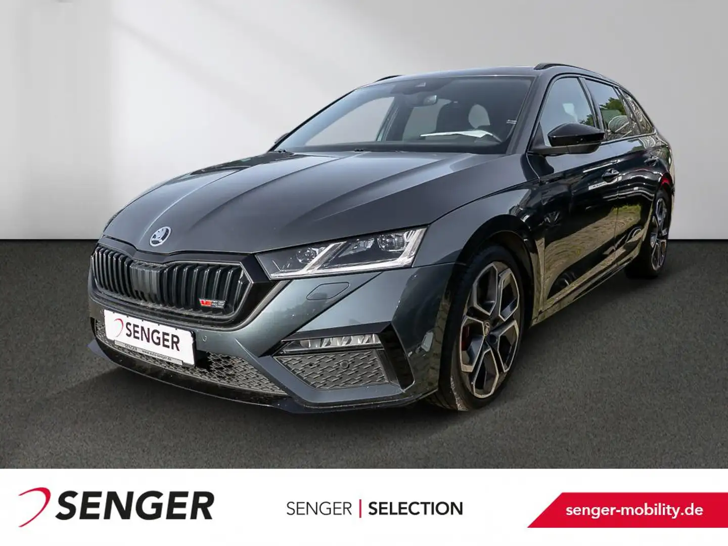 Skoda Octavia Combi 2.0 TDI RS Plus DSG Navi Pano AHK Gris - 1