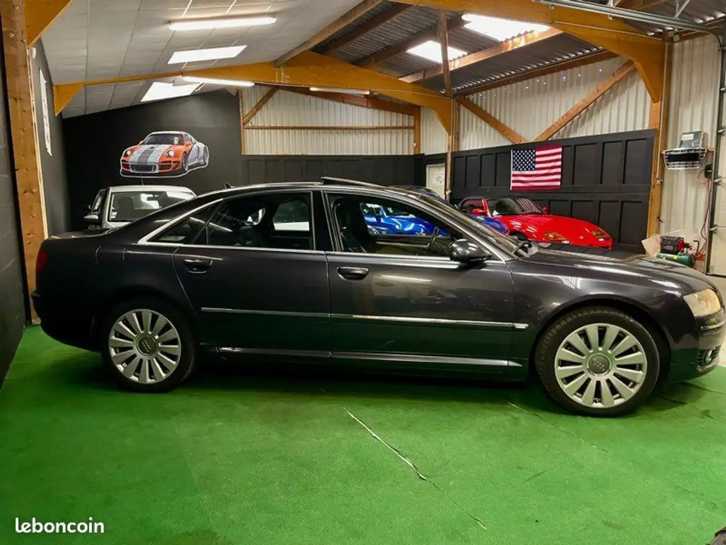 Audi A8 4.2 V8 FSI 350CH AVUS QUATTRO Gris - 2