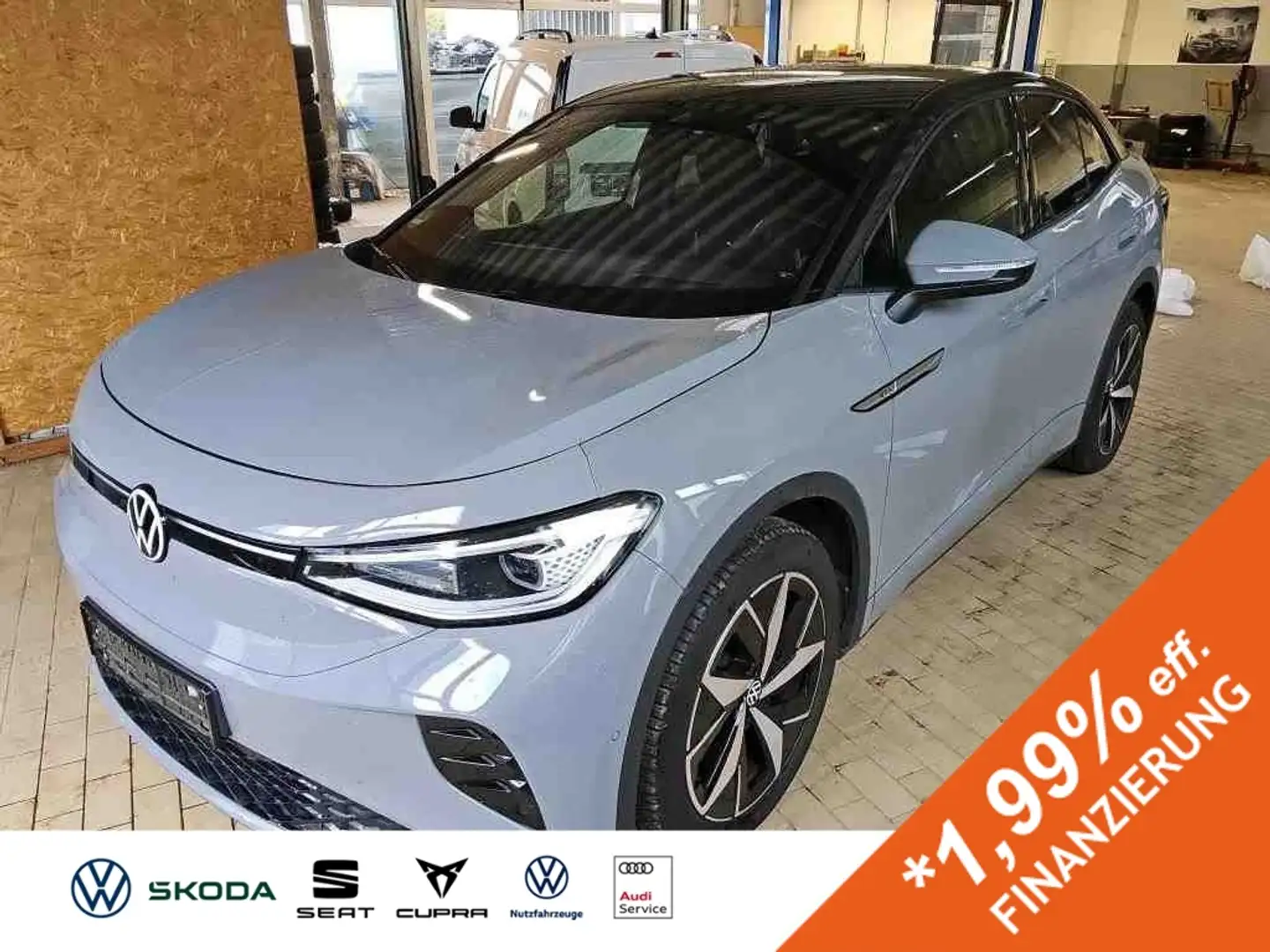 Volkswagen ID.5 GTX 4M 82 kWh +AHK +IQ.LIGHT +PANO +RKAM +HuD +AP Grau - 1