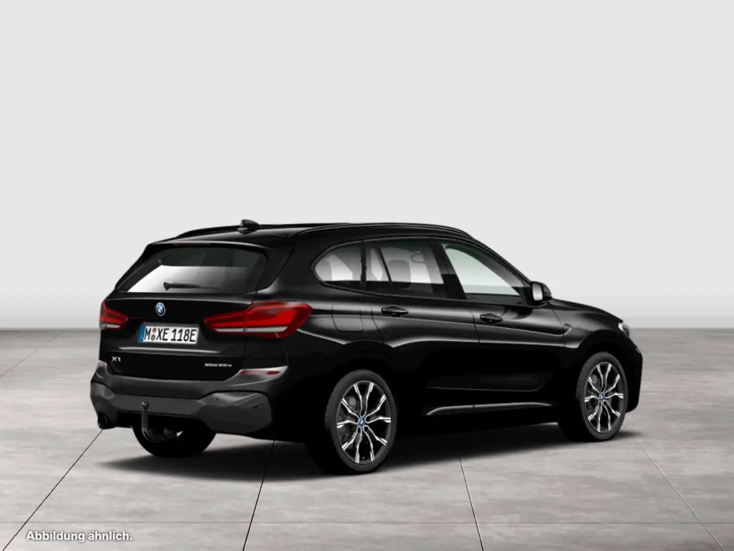 BMW X1 xDrive25e M SPORT+HUD+PANO+ACC+AHK+NAVI+HIFI Schwarz - 2