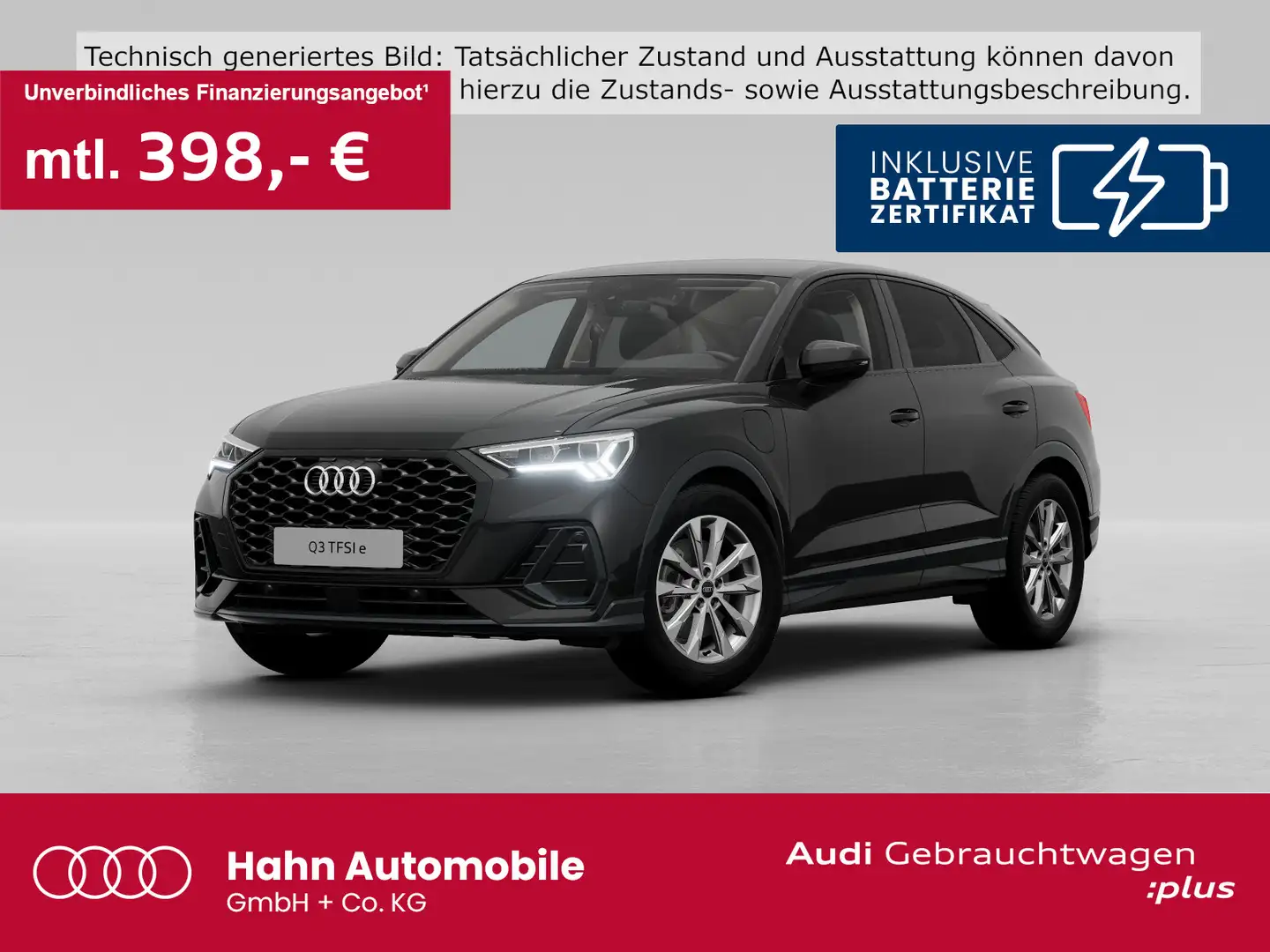 Audi Q3 45 TFSIe Virtual Einparkh CAM LED S Schwarz - 1