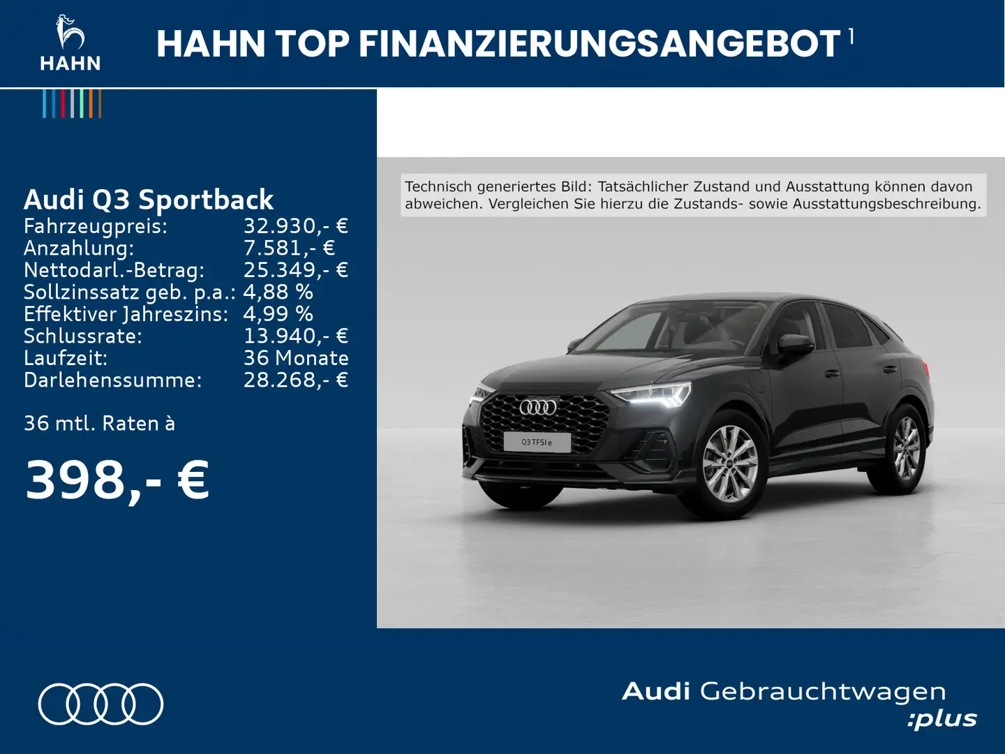 Audi Q3 45 TFSIe Virtual Einparkh CAM LED S Schwarz - 2