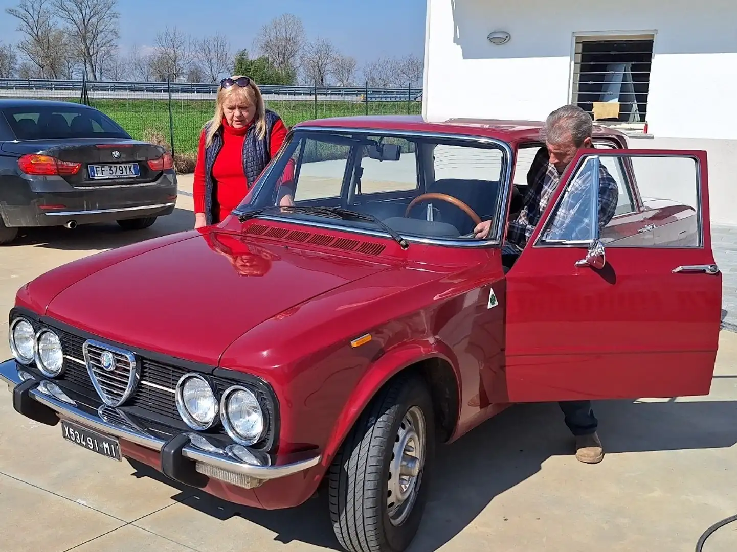 Alfa Romeo Alfetta Giulia seconda serie doppi fari Czerwony - 2