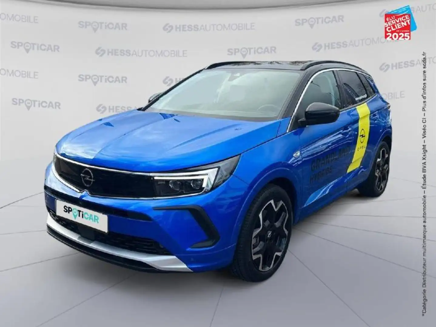 Opel Grandland 1.6 Turbo 300ch Hybride Ultimate 4x4 Bleu - 1