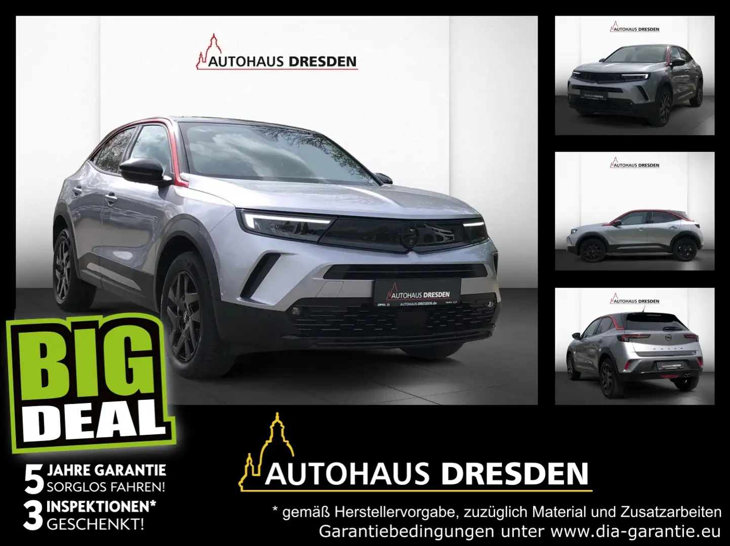 Opel Mokka 1.2 Turbo GS Line NUR GEWERBE/EXPORT Grau - 1