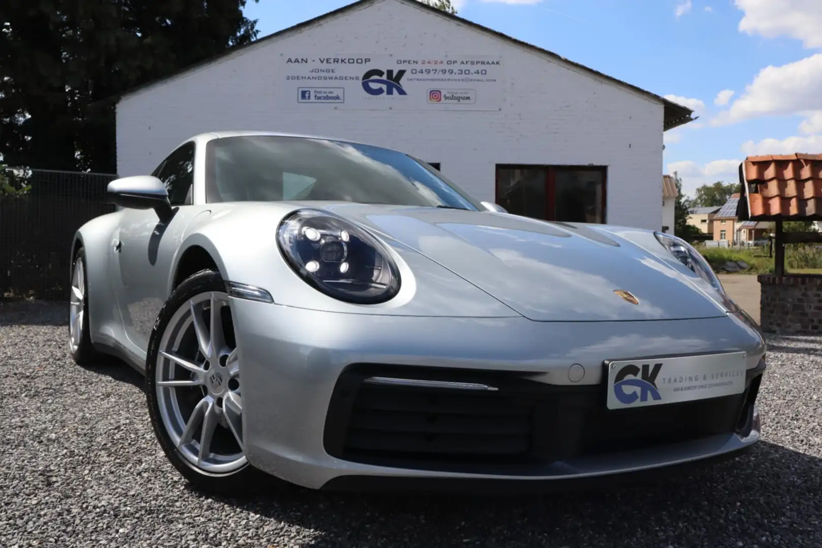 Porsche 911 992 Carrera 4 Coupé 3.0 Turbo PDK Argent - 1