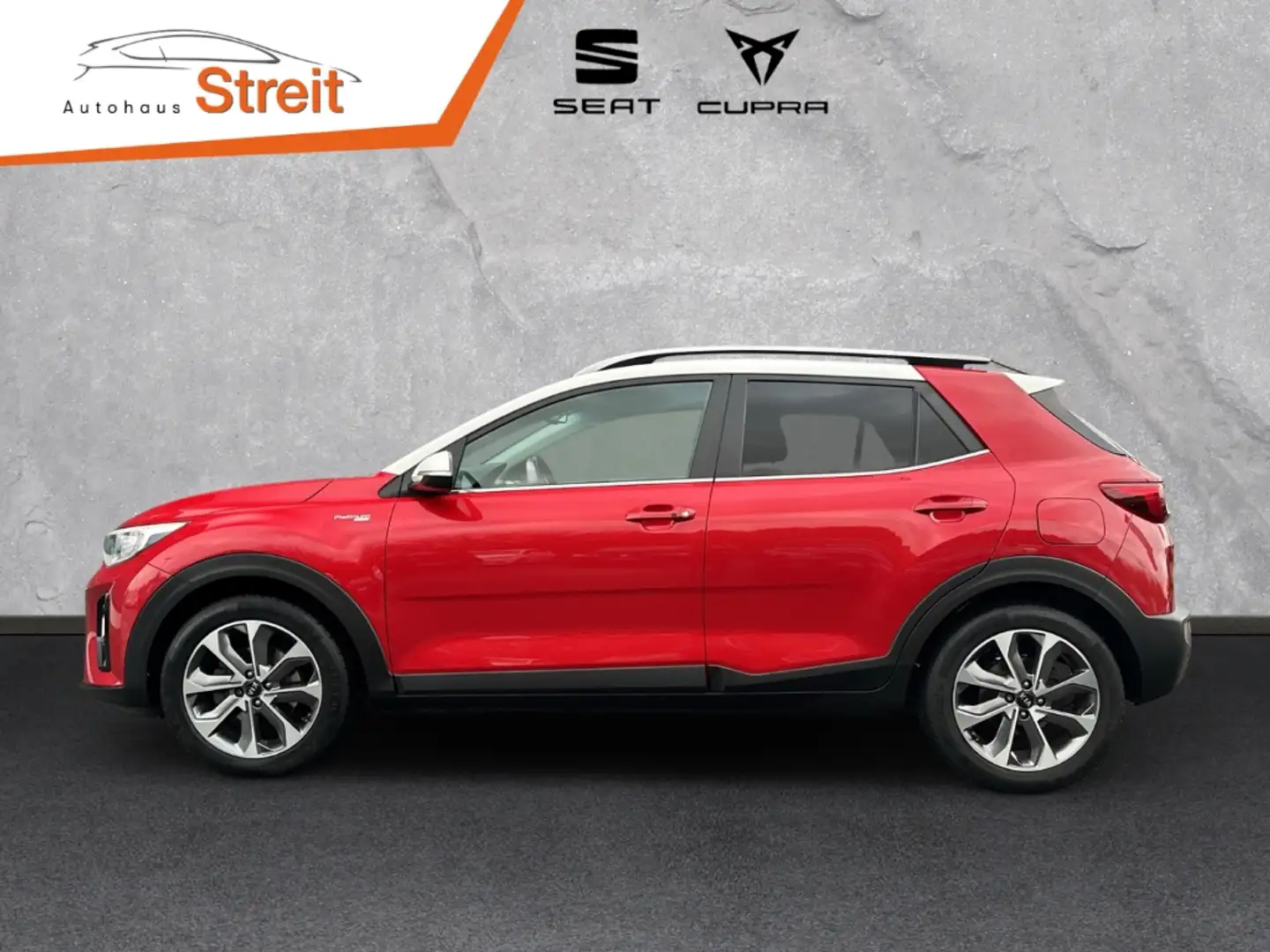 Kia Stonic Platinum Edition 1.0 TGDI DCT Navi LED Apple CarPl Rood - 2