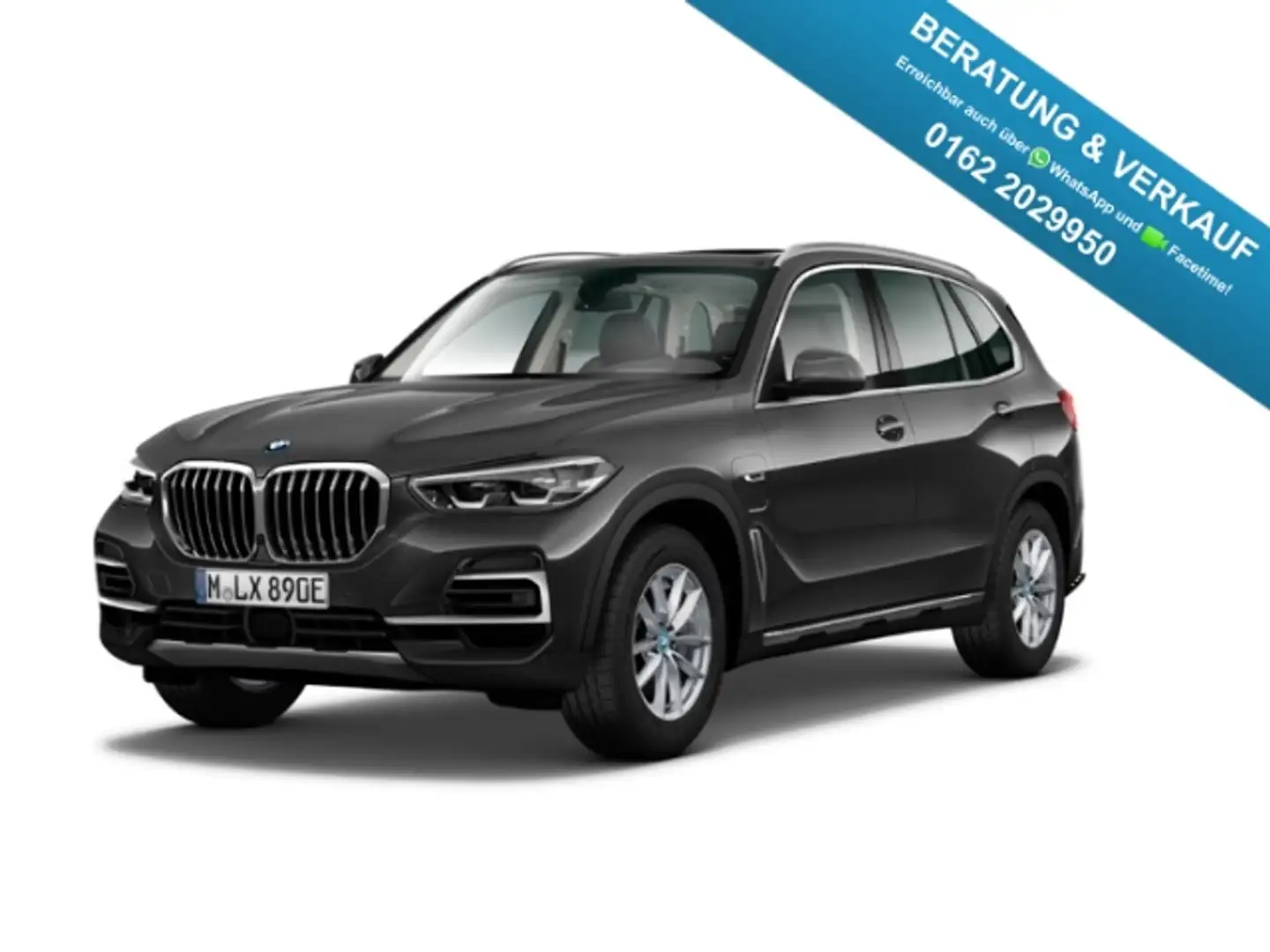 BMW X5 xDrive 45e X Line HUD Pano Navi Leder adap-LED HiF Grau - 1