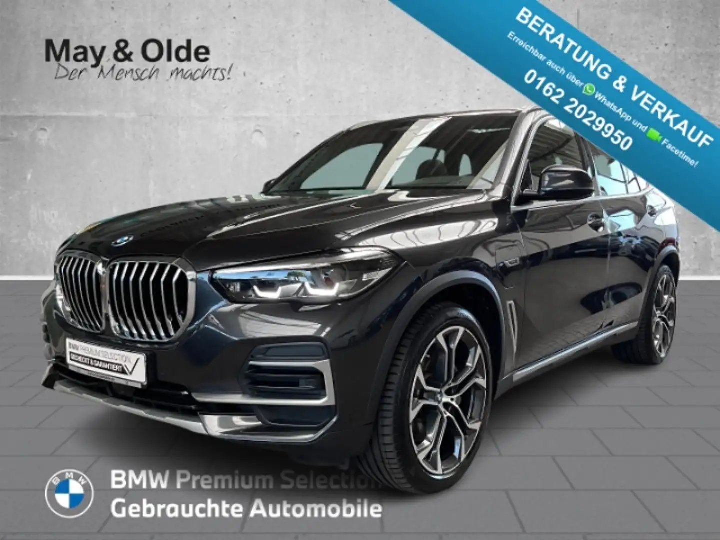 BMW X5 xDrive 45e X Line HUD Pano Navi Leder adap-LED HiF Grau - 1