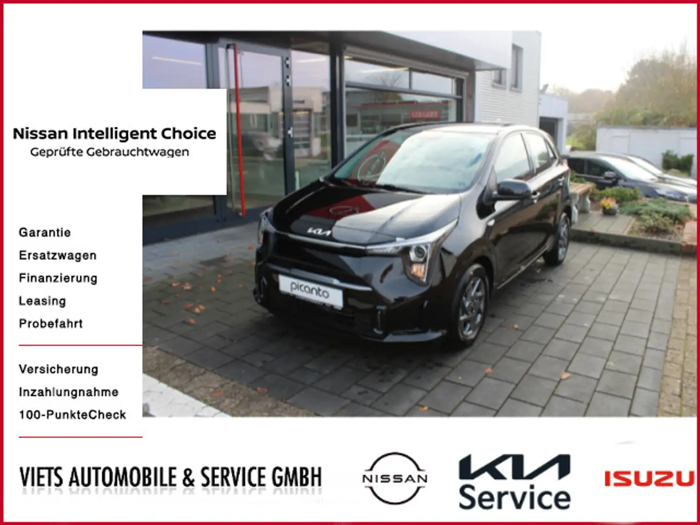 Kia Picanto 1.0 AMT Vision Navi Sitzheizung Noir - 1