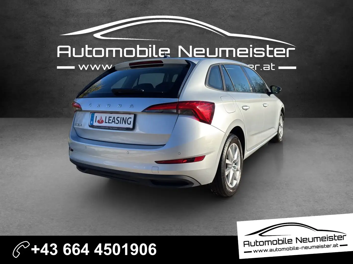 Skoda Scala Ambition|Klimaautomatik|SH|LED|8-Fach Ber|1.Besitz Grau - 2