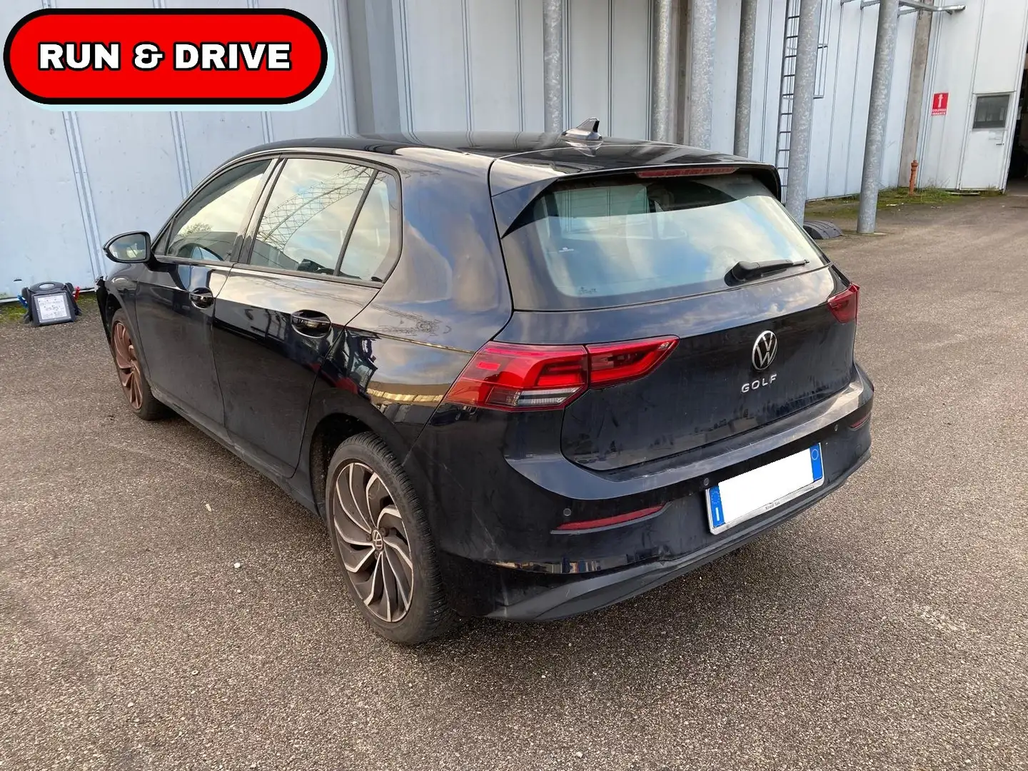 Volkswagen Golf 1.0 tsi evo Life 110cv RUN&DRIVE - INCIDENTATA Schwarz - 1