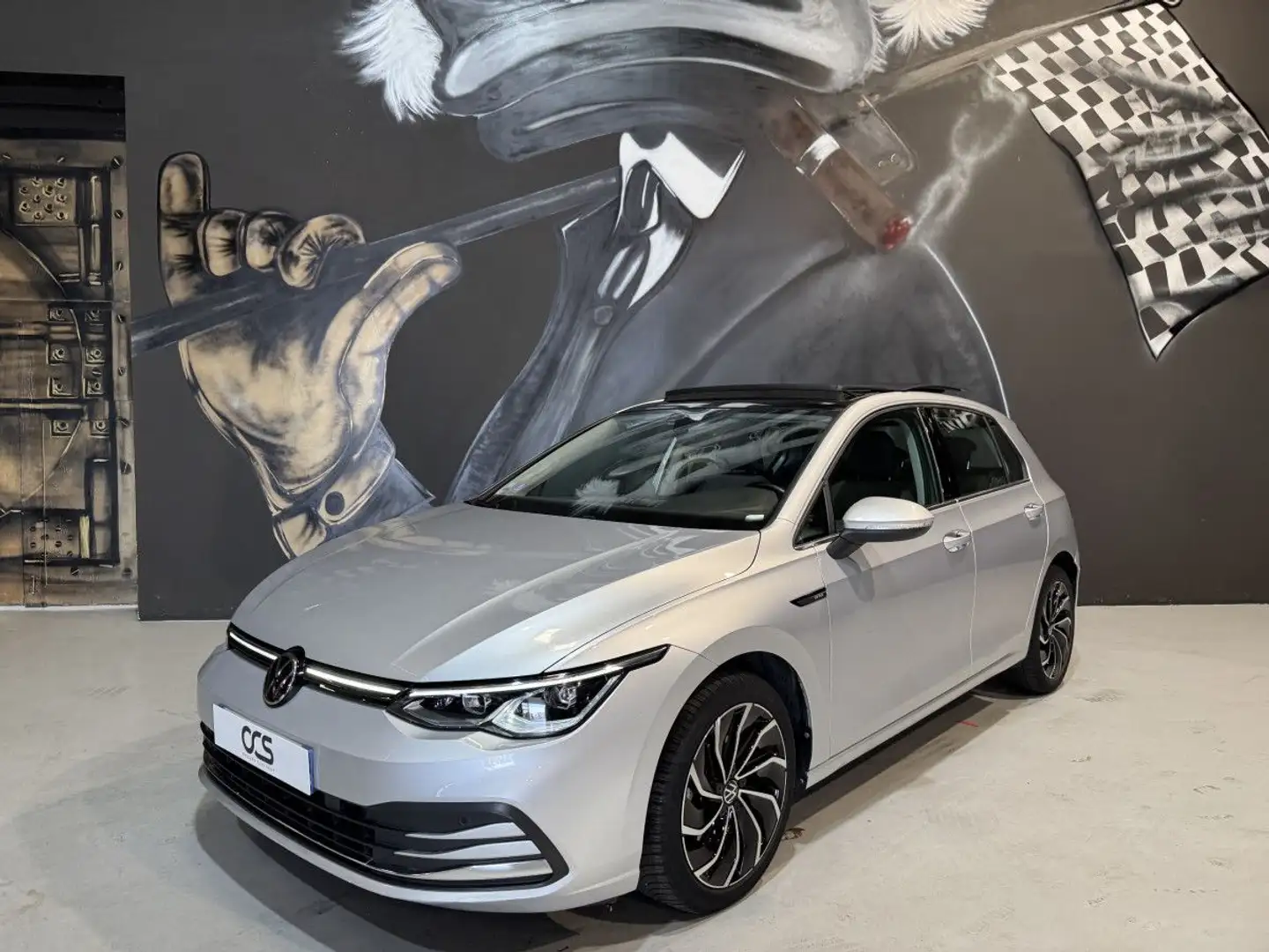 Volkswagen Golf 8 1.5 eTSI 130 DSG7 Style Toit ouvrant Grau - 2