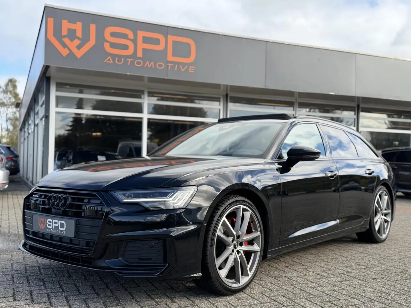 Audi A6 Avant 50 TDI quattro Sport S line|Matrix|Pano|B&O Zwart - 1