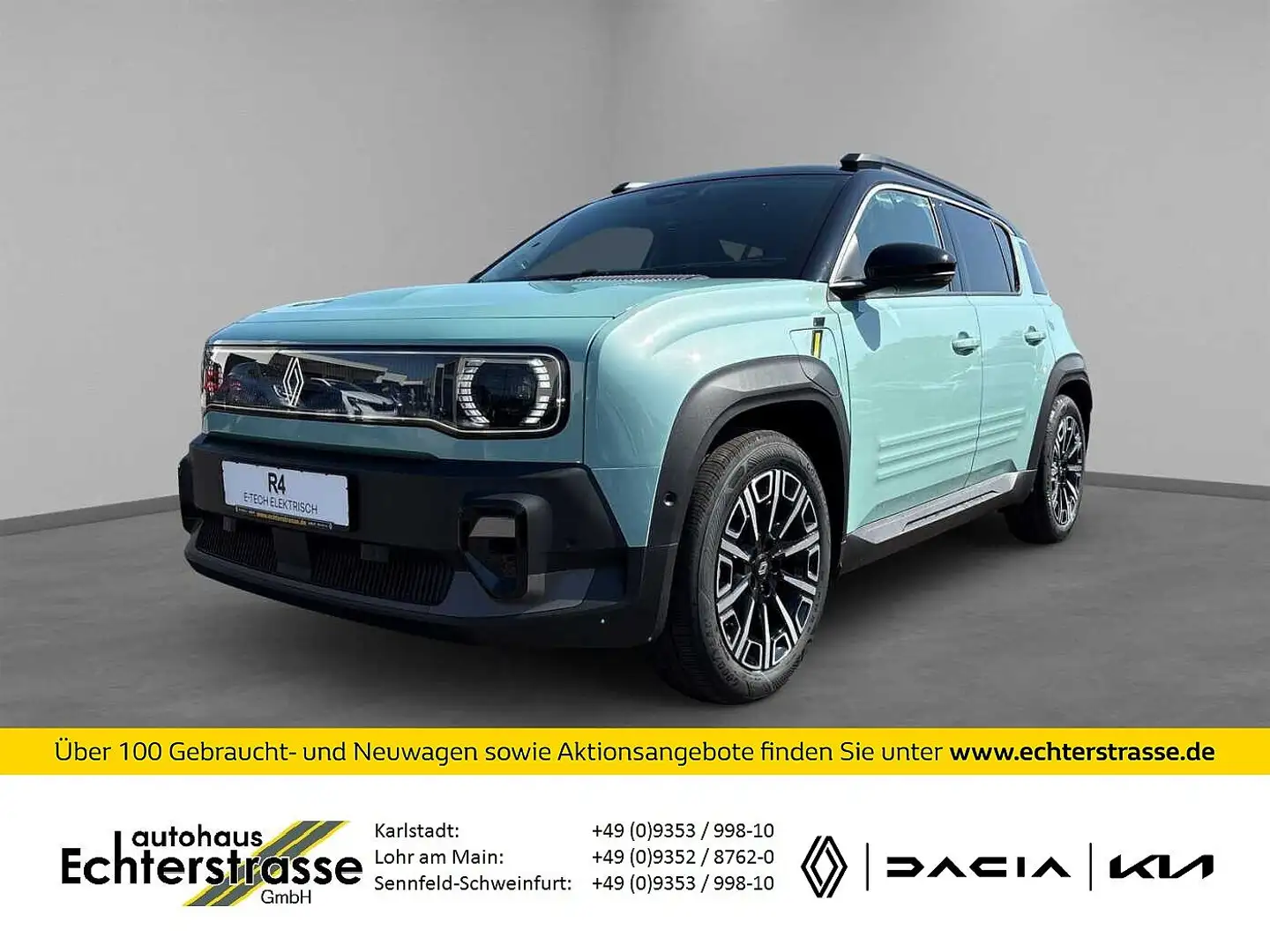 Renault R 4 E-Tech Iconic 150 Comg. Range +V2L Grün - 1