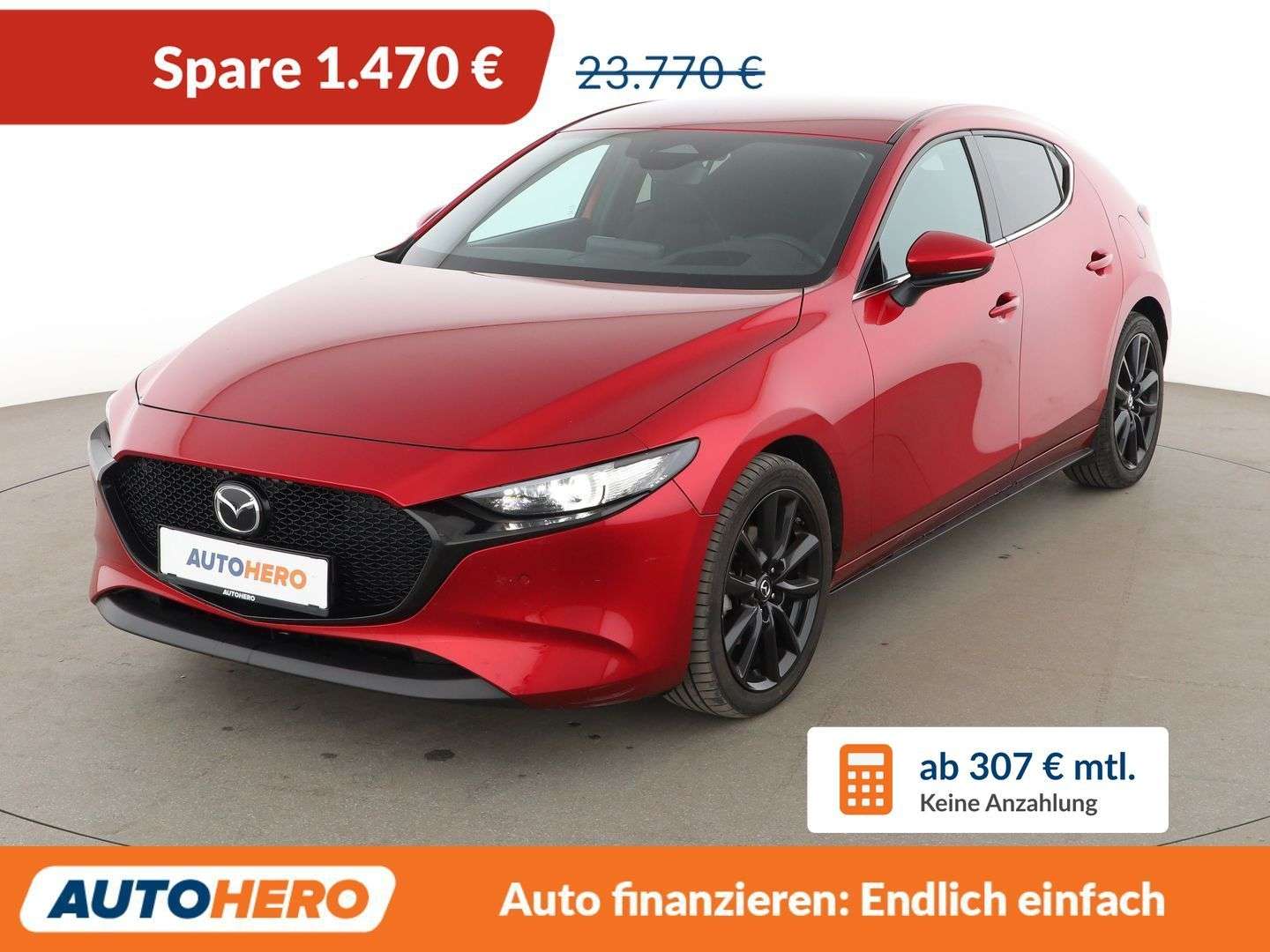Mazda 3 nuo 410 €/ mėn Benzinas 2023m. Sedanas Automatinė