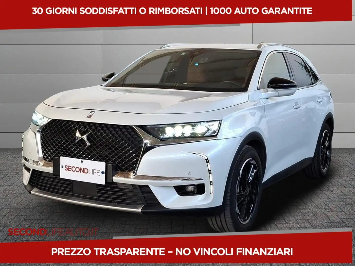 DS Automobiles DS 7 1.6 e-tense phev Prestige 4x4 auto Bianco - 1