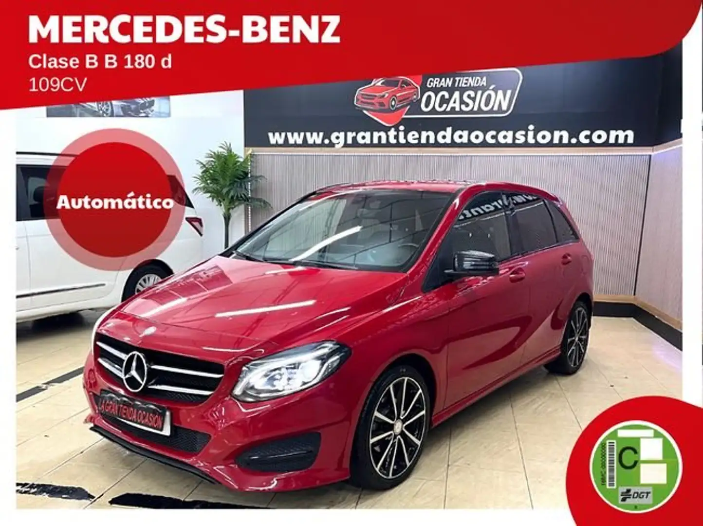 Mercedes-Benz B 180 180d Rojo - 1