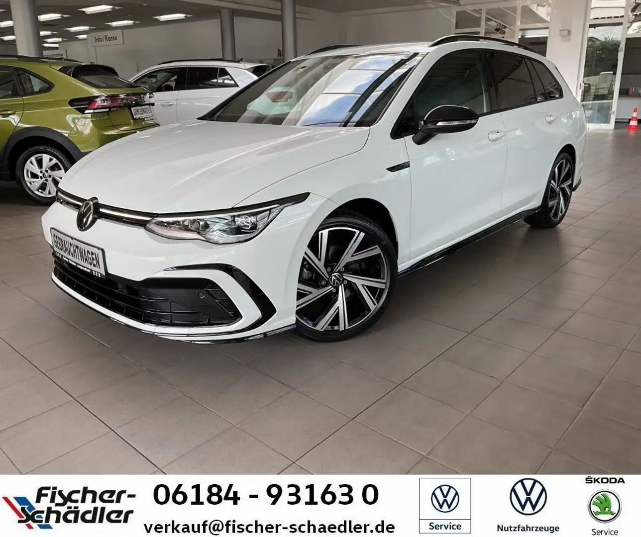 Volkswagen Golf Variant 1.5TSI*DSG*Rline*AHK*Navi*LEDPlus*B Weiß - 1