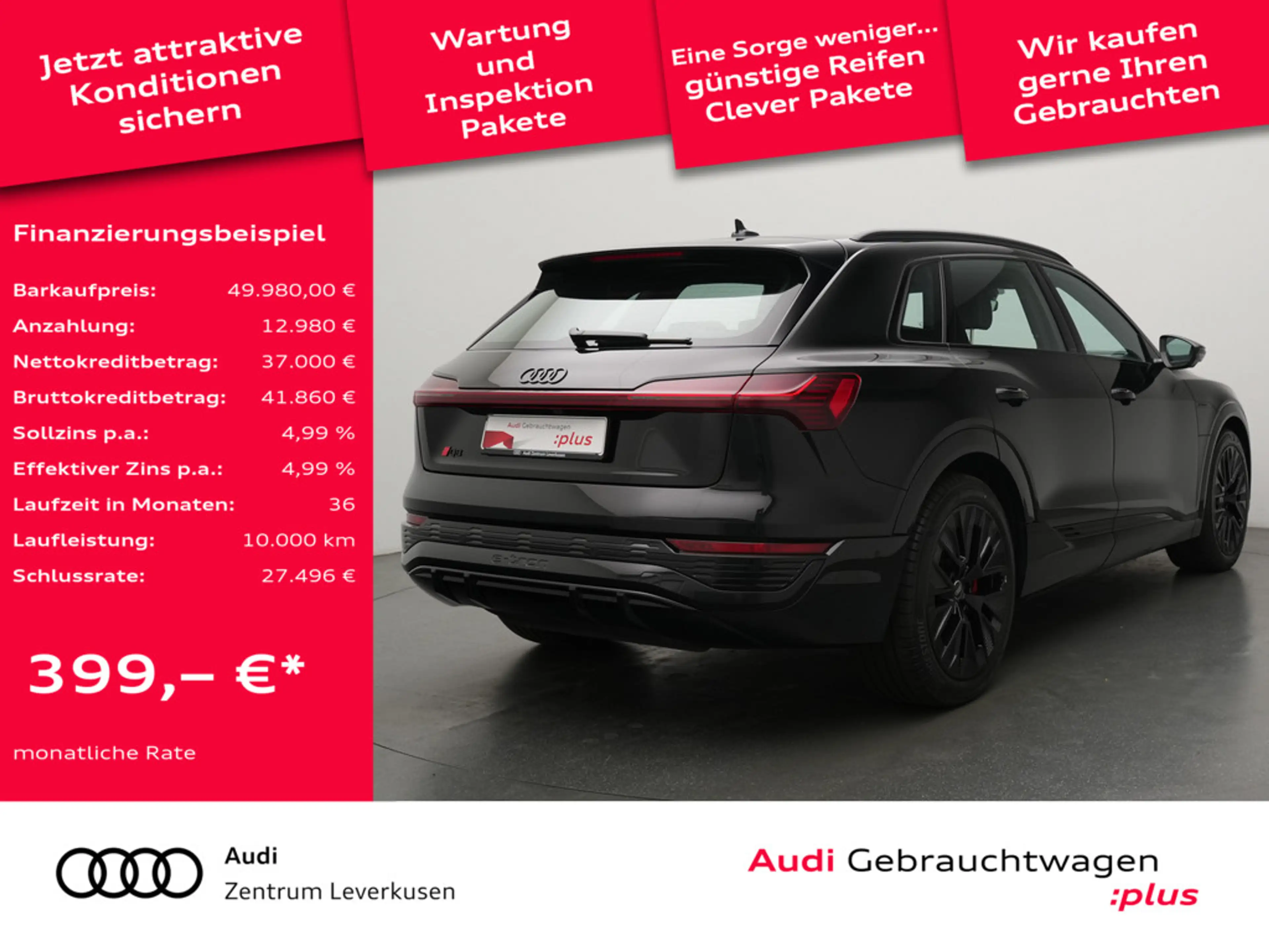 Audi Q8 e-tron S line PANO MATRIX AHK ACC B&O LUFT — photo 2