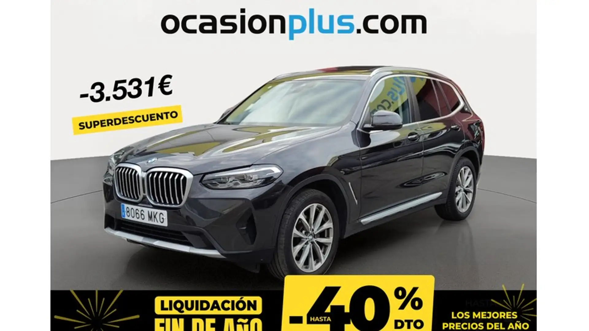 BMW X3 xDrive 20dA xLine Gris - 1
