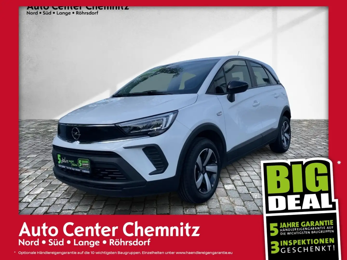 Opel Crossland 1.2 Edition LED/Multimedia/Klima/DAB+ Blanc - 1