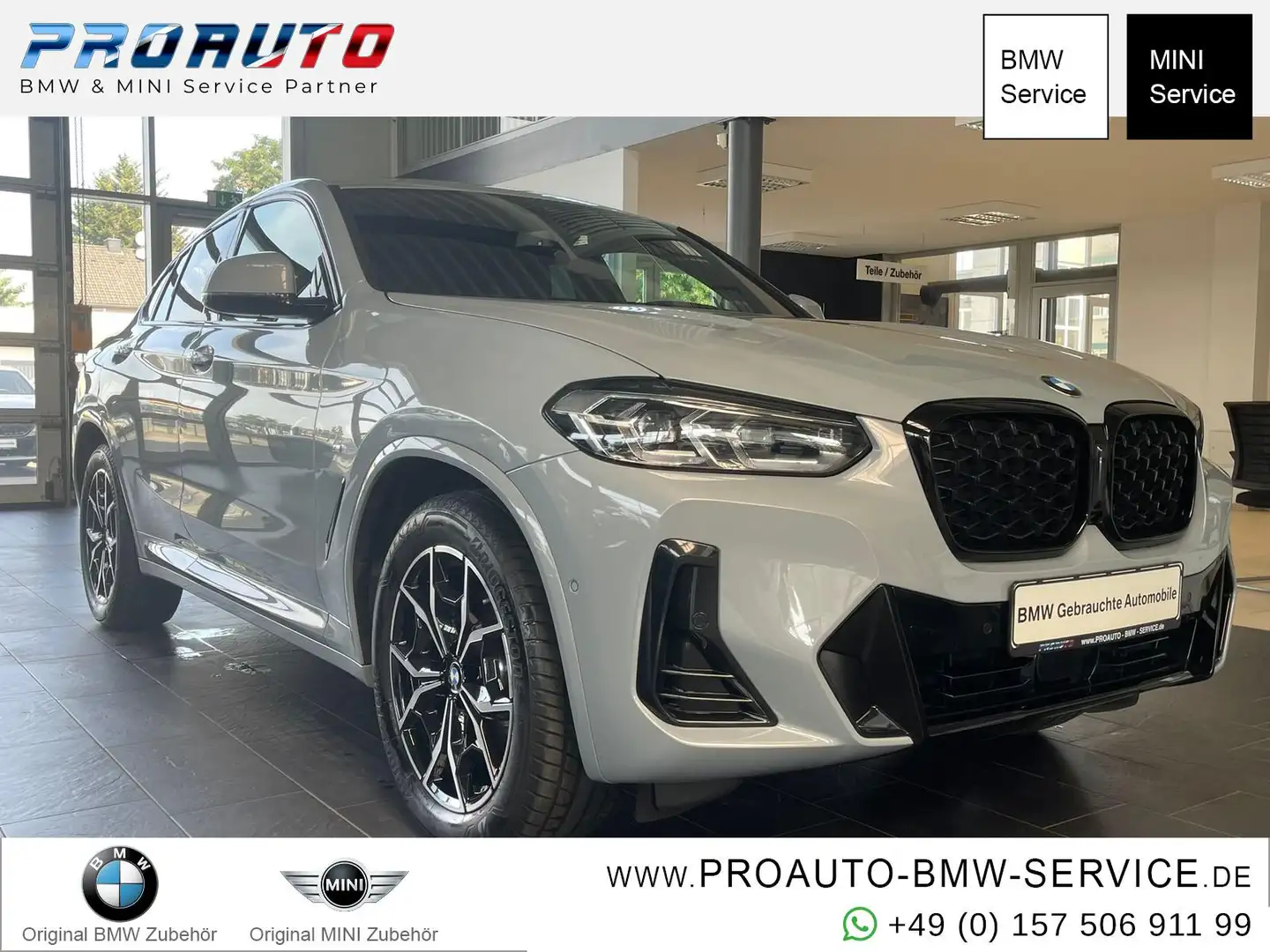 BMW X4 xDrive 20i M Sport AHK/A-LED/Pano/ACC/RFK Grau - 1