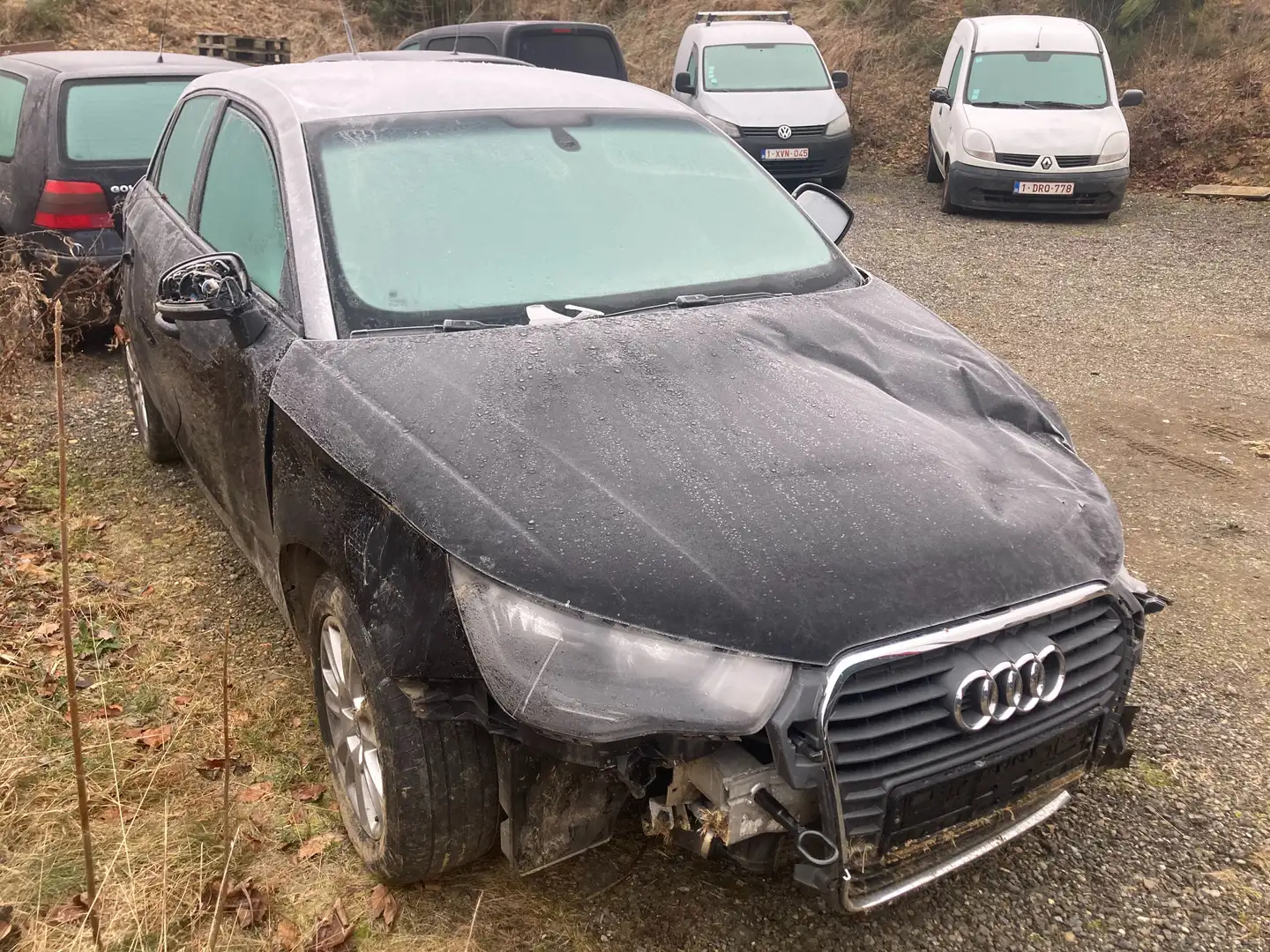 Audi A1 Sportback 1.6 TDi Zwart - 1