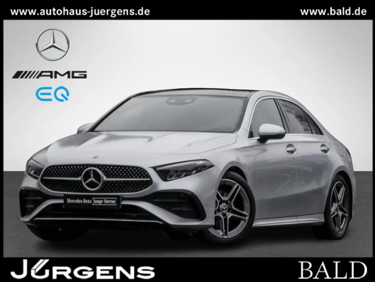 Mercedes-Benz A 200 Limousine AMG-Sport/Pano/Distr/Memo/LED/18 Silber - 1