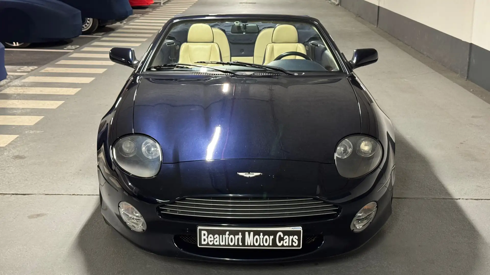 Aston Martin DB7 V12 Volante Vantage BVM6 Blau - 2