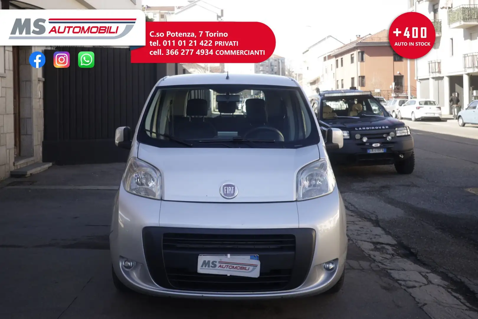 Fiat Qubo 1.3 Mjt 16v 75cv Trekking Unicoproprietario Plateado - 1