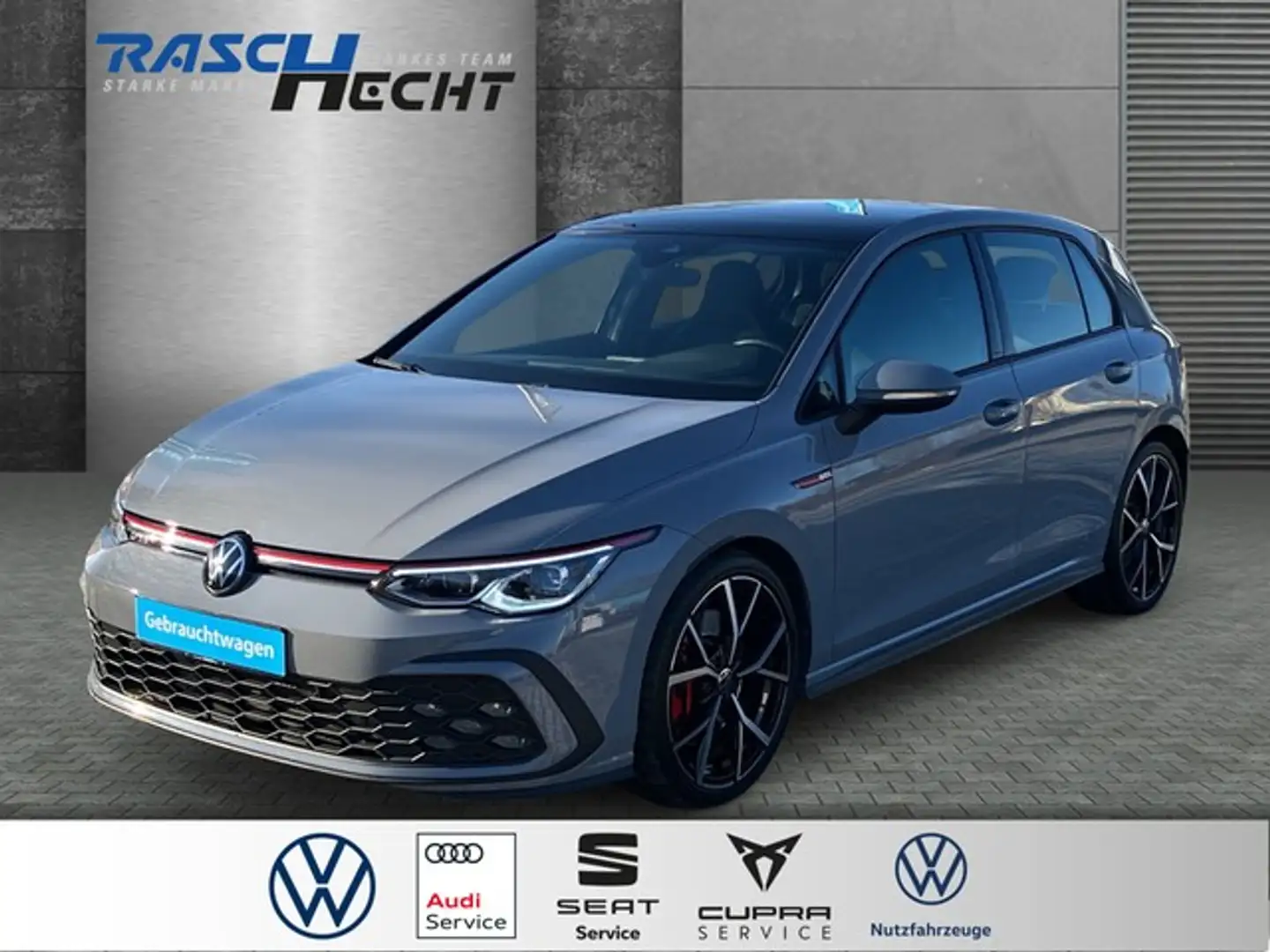 Volkswagen Golf VIII GTI 2.0 TSI DSG*LED*NAVI*STANDHZG*PANO Grau - 1