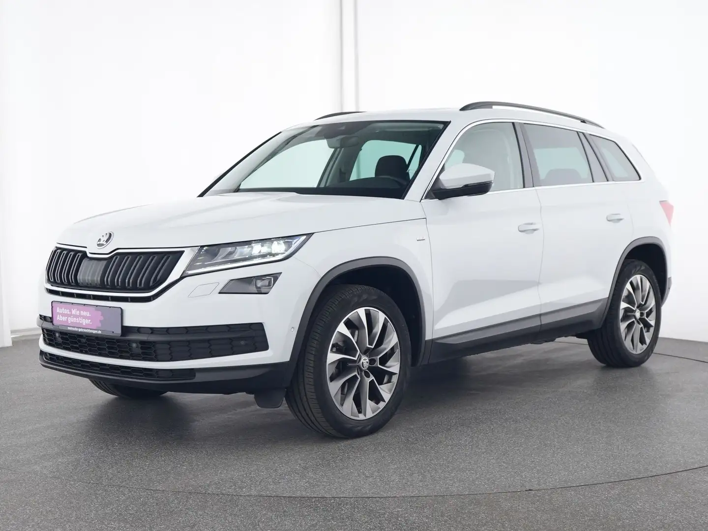 Skoda Kodiaq Clever Pano|ACC|Navi|AHK|Canton|Kessy Weiß - 2