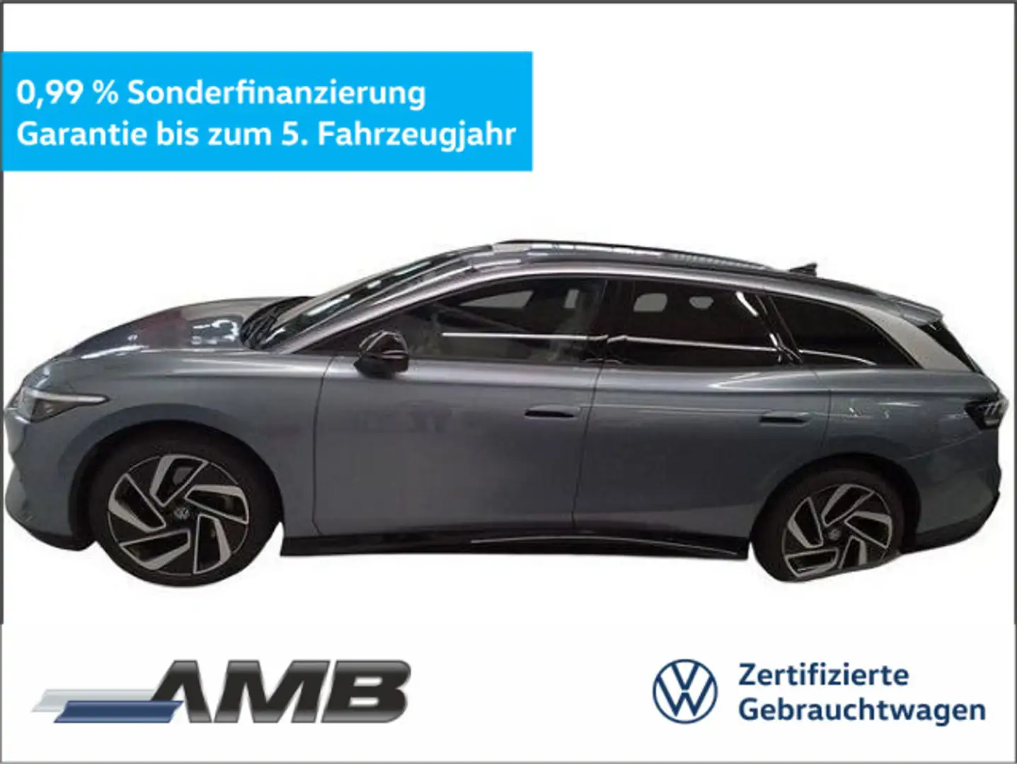 Volkswagen ID.7 Tourer Pro 77kWh/AHK/Matrix/Wärmepu/11.29Ga Blauw - 1