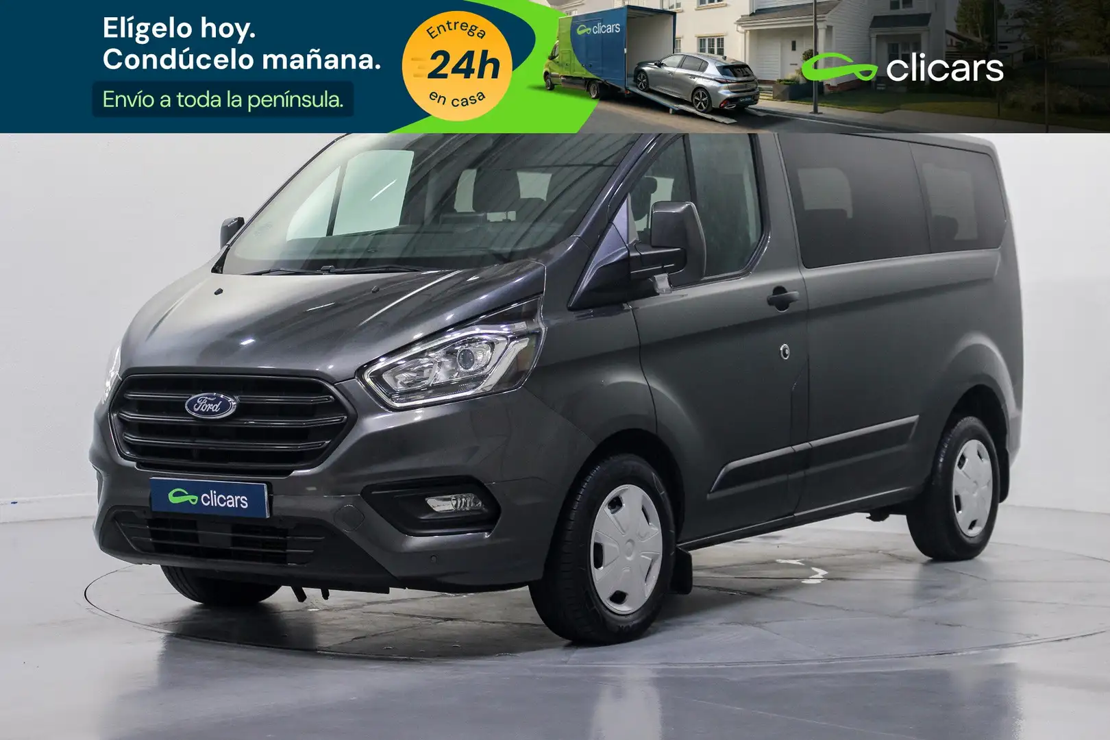 Ford Transit Custom FT 320 L1 Kombi Trend EcoBlue 150 Gris - 1