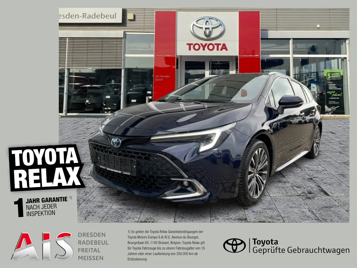 Toyota Corolla TS 1.8 Hybrid Team D CloudNavi*el.Heck Bleu - 1