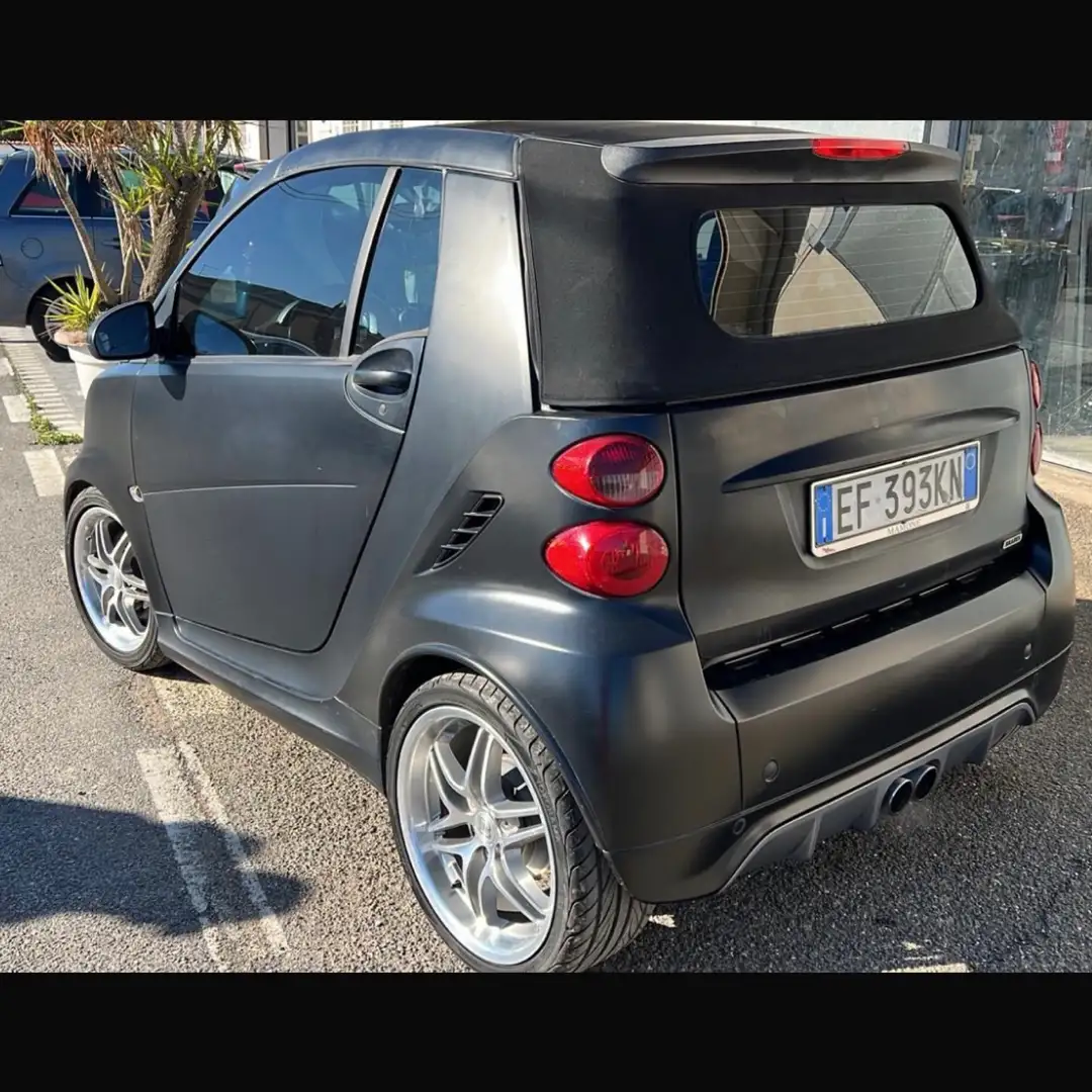 smart forTwo Cabrio 1.0 Brabus 98cv Чорний - 1