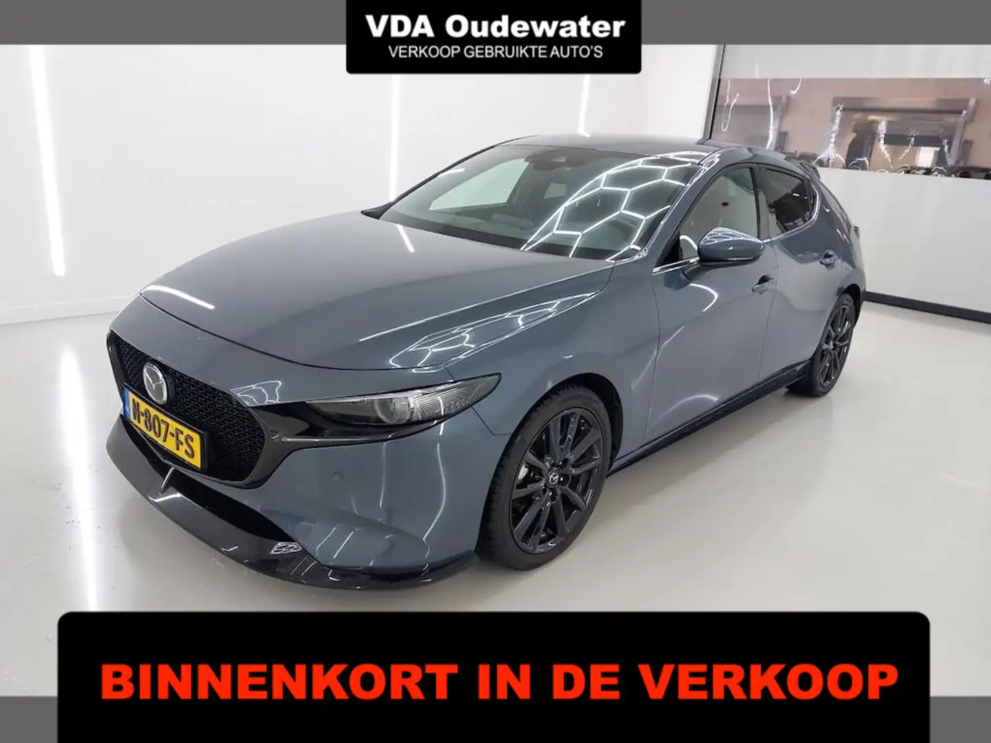 Mazda 3 2.0 X 186pk Luxury Aero Trekhaak Grau - 1