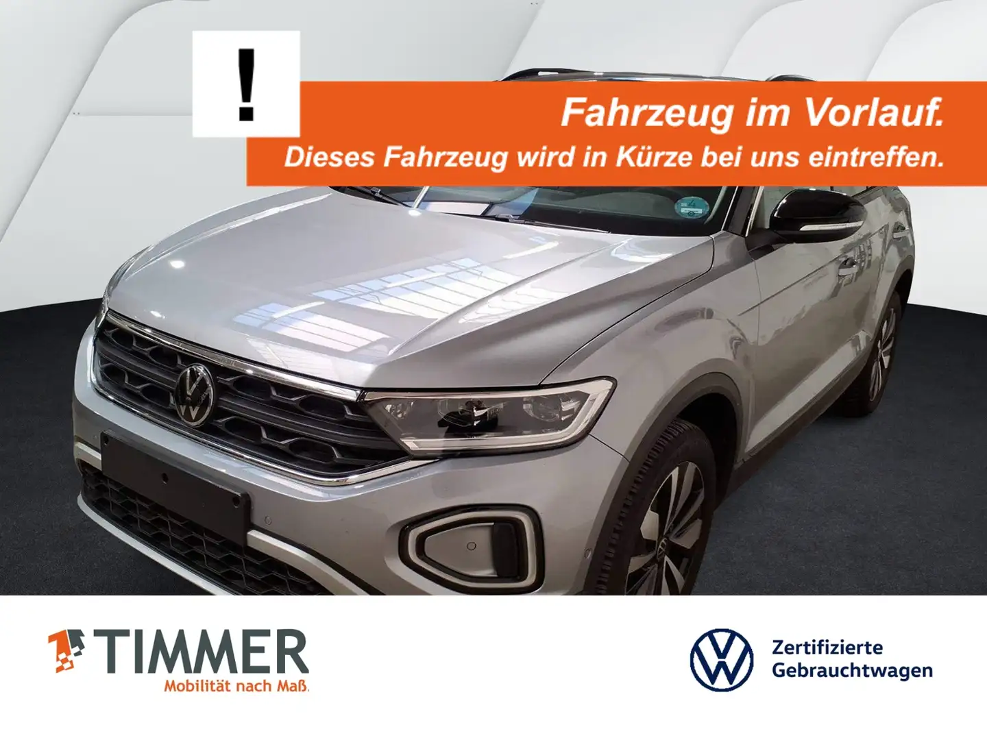 Volkswagen T-Roc 2.0 TDI DSG GOAL +AHK +LED +ACC +RKAM +VIRTUAL +N Silber - 1