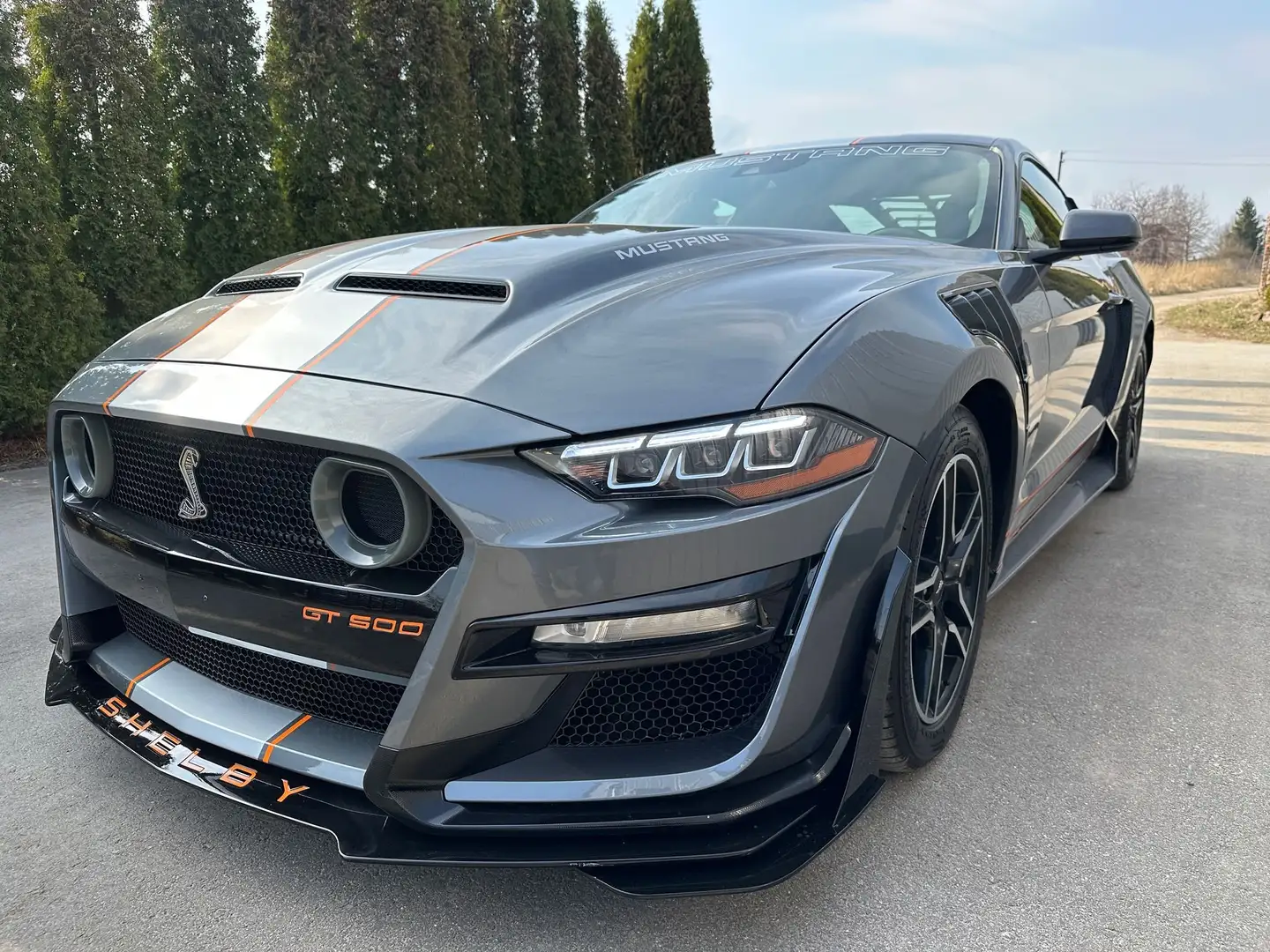 Ford Mustang 2.3 KIT SHELBY 500-ANNO 2021-IVA ESPOSTA Grigio - 1