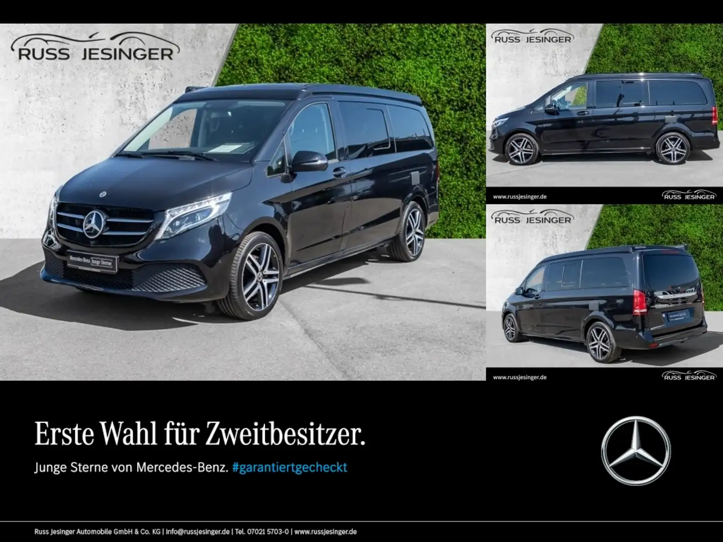 Mercedes-Benz V 250 d 4MATIC Marco-Polo EDITION *5-Sitze*AHK Schwarz - 1