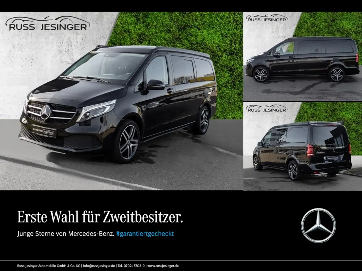 Mercedes-Benz V 250 d 4MATIC Marco-Polo EDITION *5-Sitze*AHK Schwarz - 1