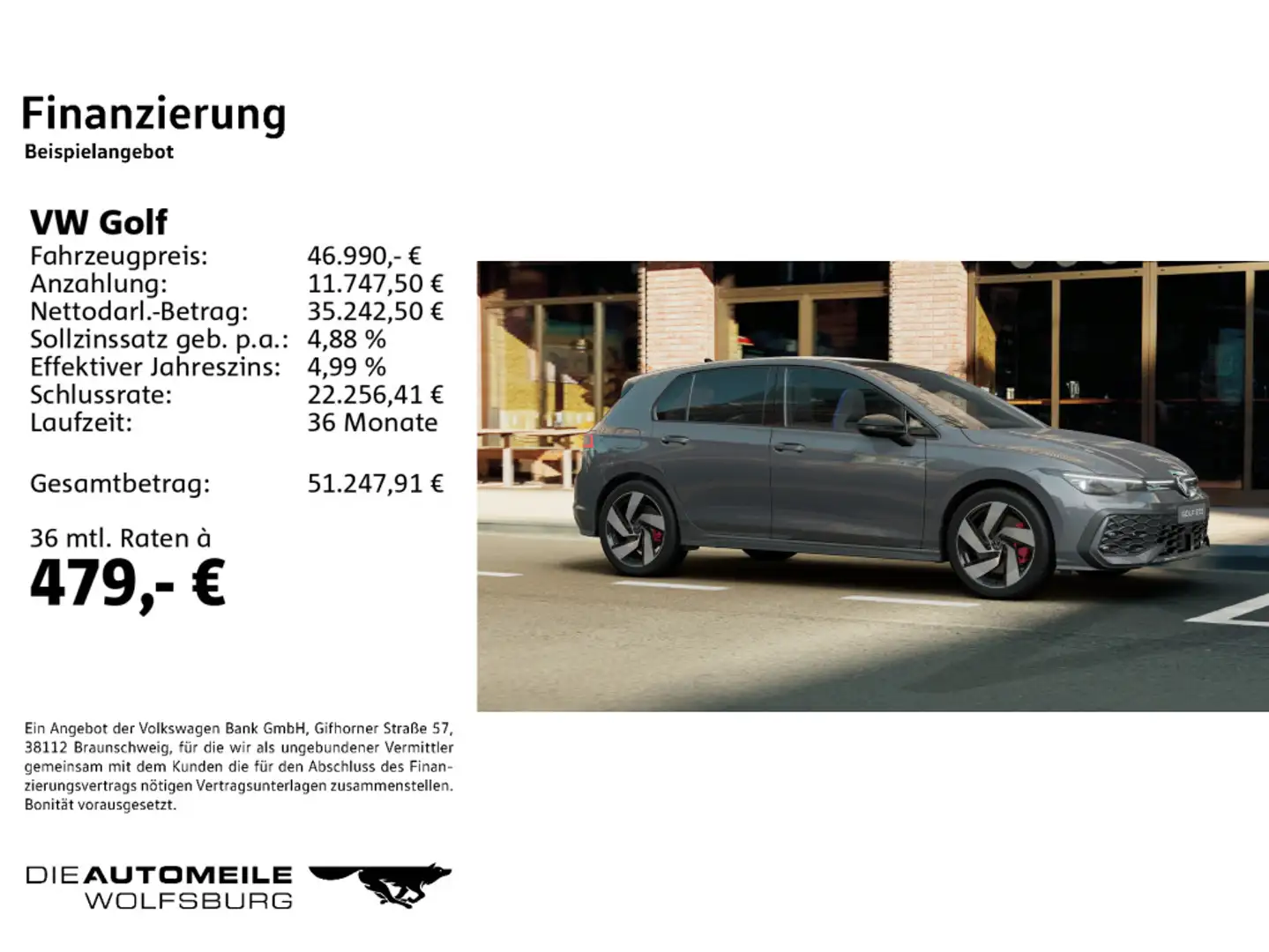 Volkswagen Golf GTE VIII 1.5 eHybrid OPF DSG GTE Grau - 2