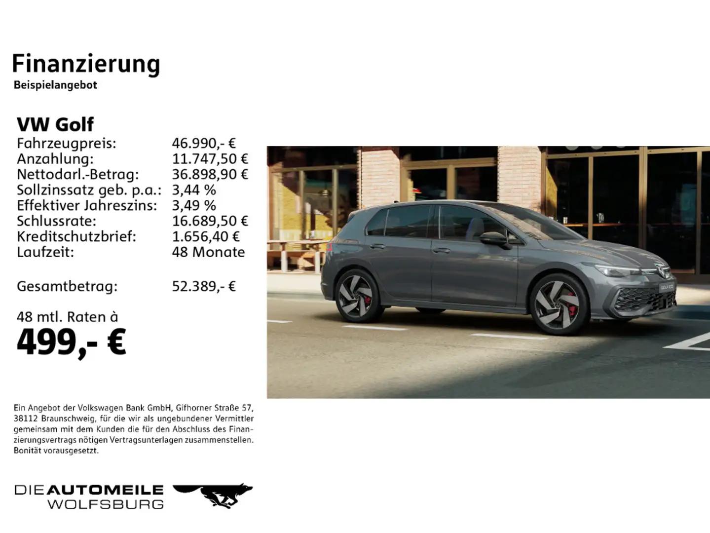 Volkswagen Golf GTE VIII 1.5 eHybrid OPF DSG GTE Grau - 2