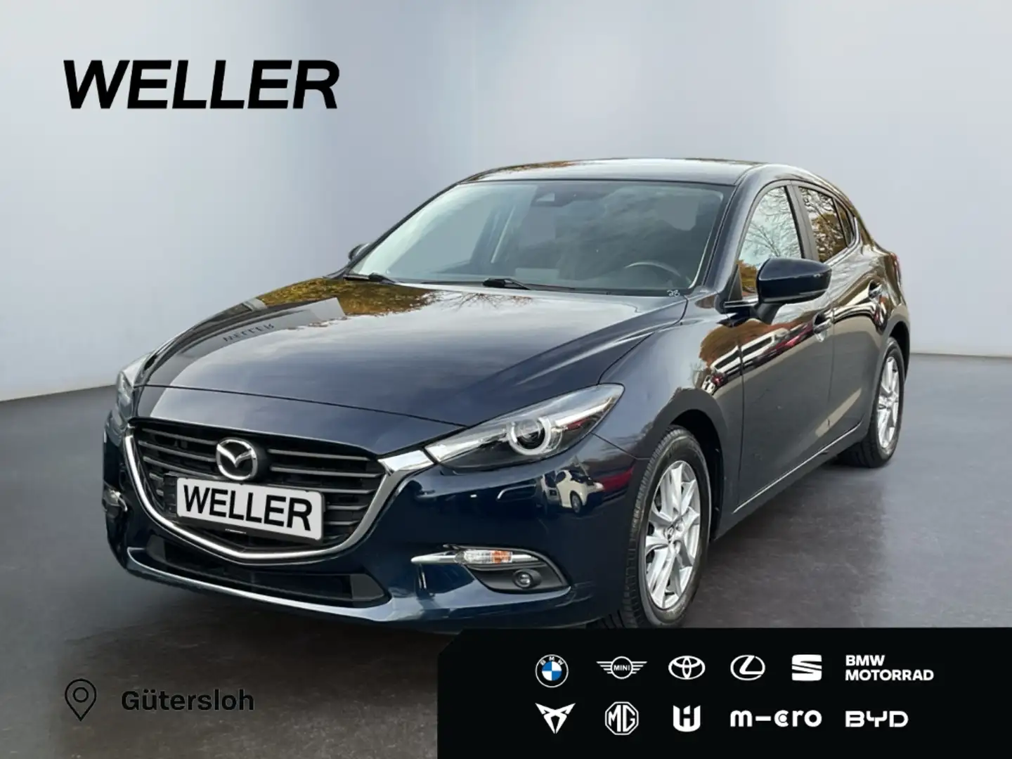 Mazda 3 SKYACTIV-G 120 KIZOKU *LED*HUD*Kamera*SHZ*PDC* Blau - 1