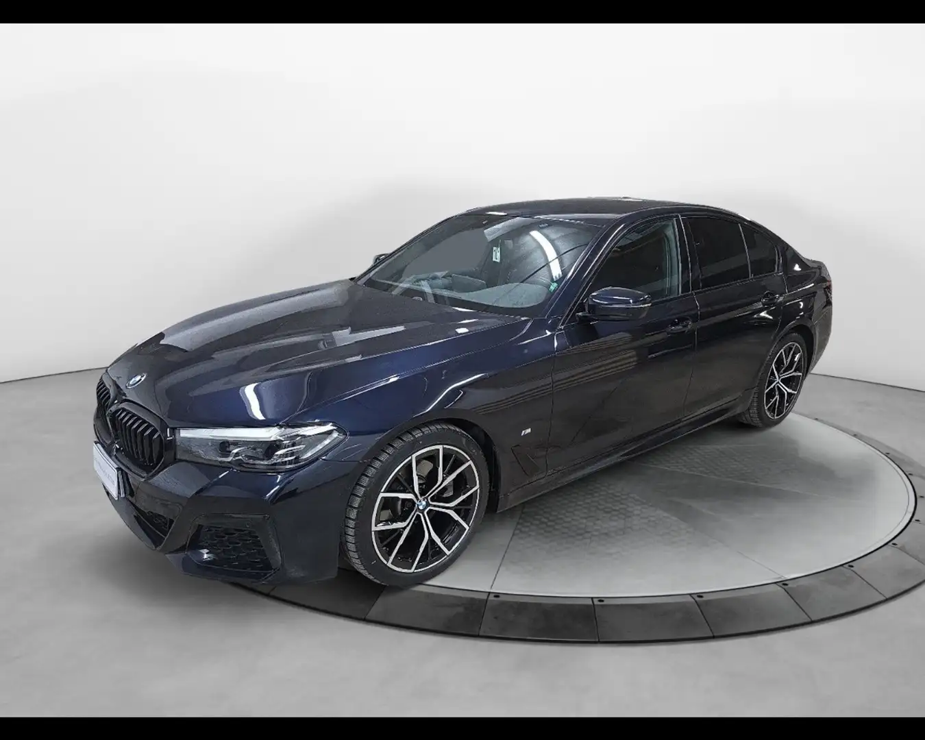 BMW 520 d mhev 48V Msport auto Zwart - 1