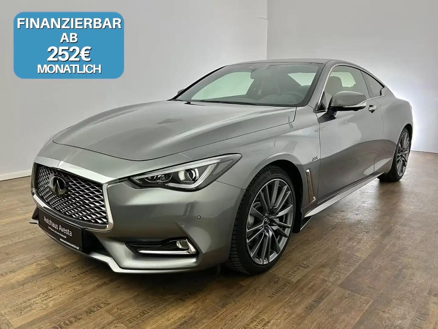 Infiniti Q60 2.0 TURBO/ 2.H/ VOLLAUSSTATTUNG/ CARBON Grau - 1